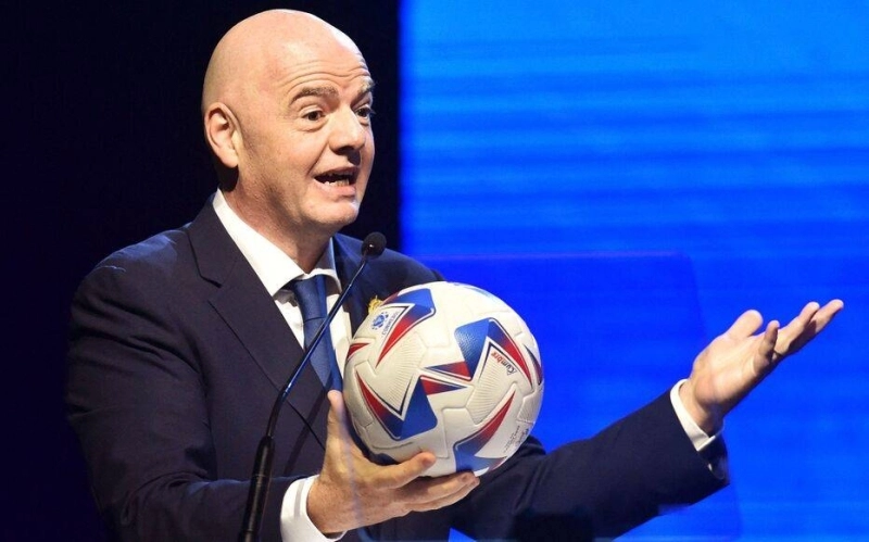 Gianni Infantino. Combat contre le racisme (AFP)