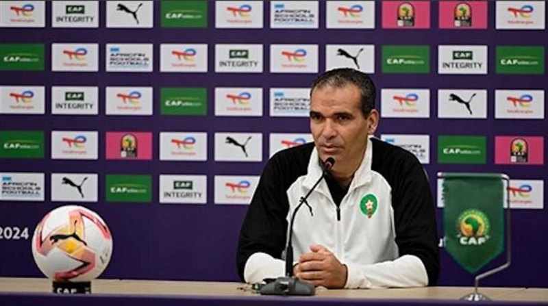 Hicham Dguig, sélectionneur de l'équipe nationale de futsal.