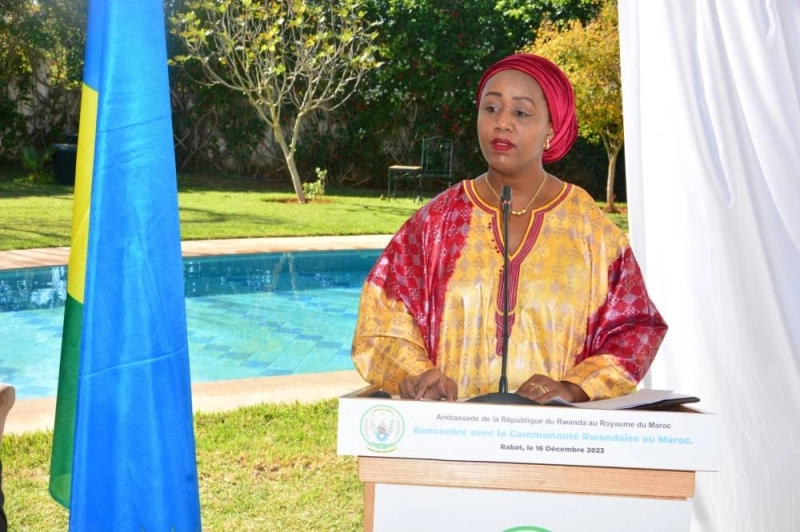 Shakilla K. Umutoni, ambassadeur du Rwanda au Maroc.