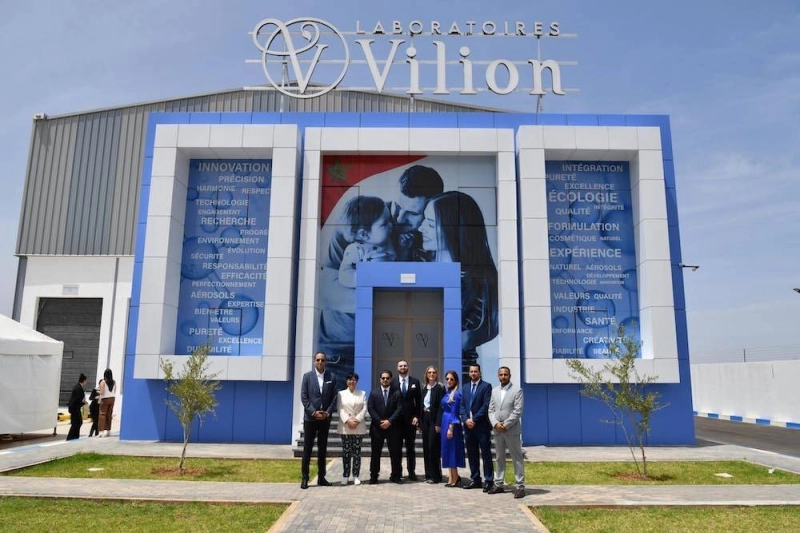 L'équipe des Laboratoires Vilion à Beni Mellal.