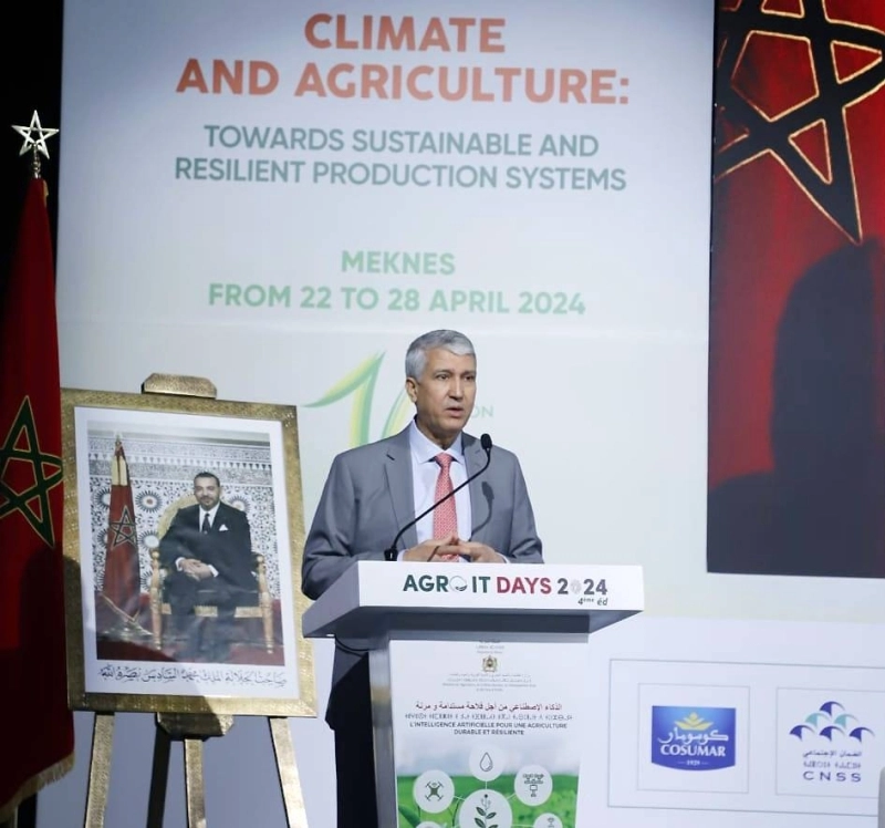 Mohammed Sadiki, ministre de l'agriculture, de la pêche maritime, du développement rural et des eaux et forêts.