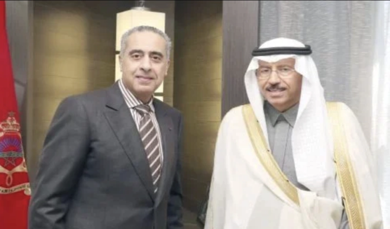 Abdellatif Hammouchi et Sami bin Abdullah Al-Saleh