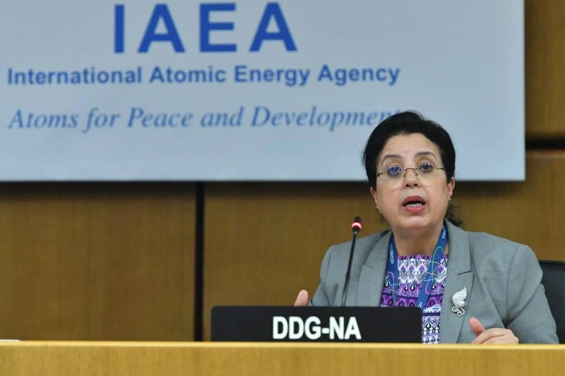 Najat Mokhtar, directrice générale adjointe de l'Agence internationale de l'énergie atomique.