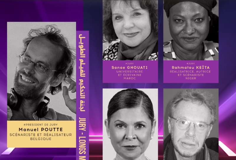 Les membres du jury Longs métrages de la 12ème édition du Festival international du film de Dakhla.