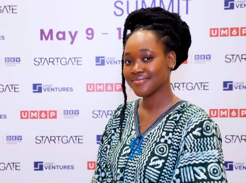 Charlette N'guessan, startup Amini exploitant la technologie spatiale et l'IA pour remédier à la pénurie de données environnementales.