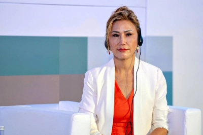 Trixie Lohmermand PDG de la société KAOUN International, l'organisatrice de l'exposition GITEX Africa Morocco