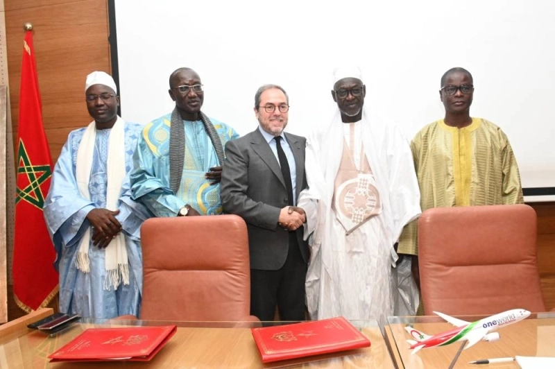 Signature de convention entre Royal Air Maroc et la confrérie sénégalaise Mouride.