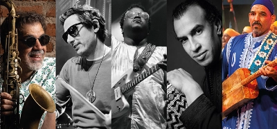 Maâlem Mohamed Kouyou, Rhani Krija, Guimba Kouyaté,Jon Grandcamp, Kike Perdomo,Mehdi Chaib & Hbs Trumpet.