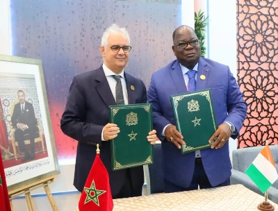 Le ministre de l’Equipement et de l’Eau, Nizar Baraka et son homologue ivoirien des Eaux et Forêts, Laurent Tchagba ont signé mercredi 22 mai 2024, un accord de coopération dans le domaine de la Gestion intégrée des ressources en eau (GIRE), en marge du Forum mondial de l’eau qui se tient à Bali en Indonésie.