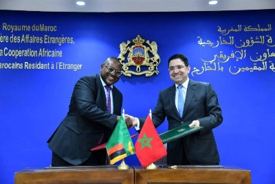 Mulambo Haimbe et Nasser Bourita
