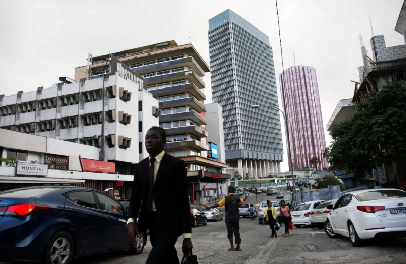 Abidjan, Côte d'Ivoire en Afrique de l'Ouest