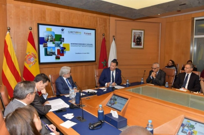 Plus de 80 chefs d'entreprise marocains et espagnols réunis aujourd'hui à la CGEM pour explorer les opportunités de partenariat et d'investissement dans divers secteurs.