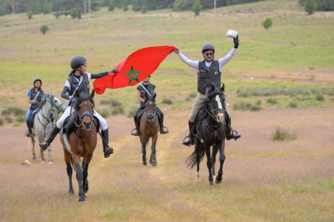 Plus de 110 km ont été parcourus par les cavaliers en quatre étapes en boucles.