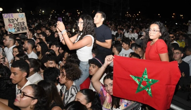 La foule en liesse lors des concerts explosifs de SCH et Gazo et Tiakola-Mawazine 2024.