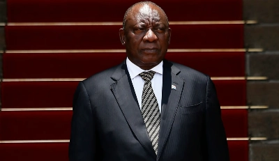 Le président sud-africain Cyril Ramaphosa