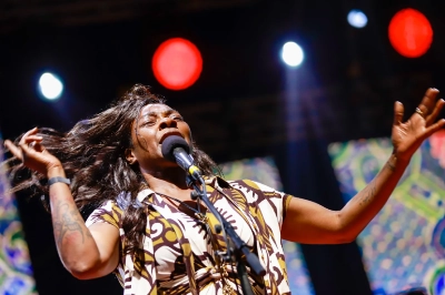 Buika enflamme la scène Moulay Hassan en clôture du festival Gnaoua 2024.