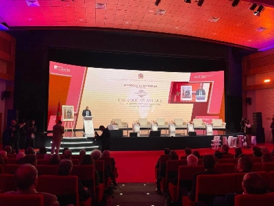 Le président de la Région Dakhla-Pued Eddahab, El Khattat Yanja, à ouvrant le Forum