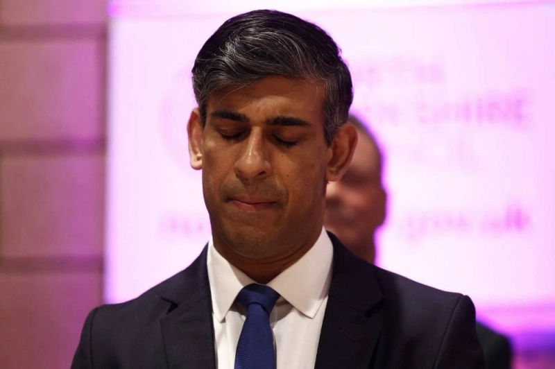 Rishi Sunak cède son poste à la tête du parti conservateur. La défaite été lourde.