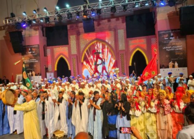 Ouverture officielle de la 53e édition du FNAP au Théâtre Royal à Marrakech.