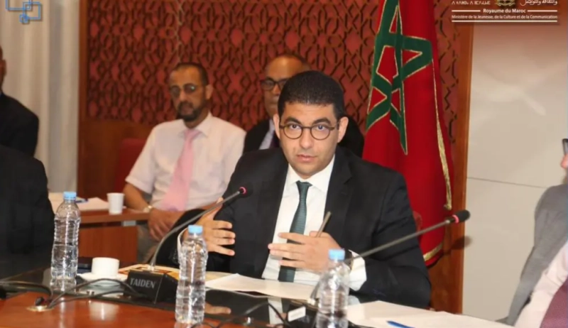 Mehdi Bensaid, ministre de la Jeunesse, de la Culture et de la Communication.