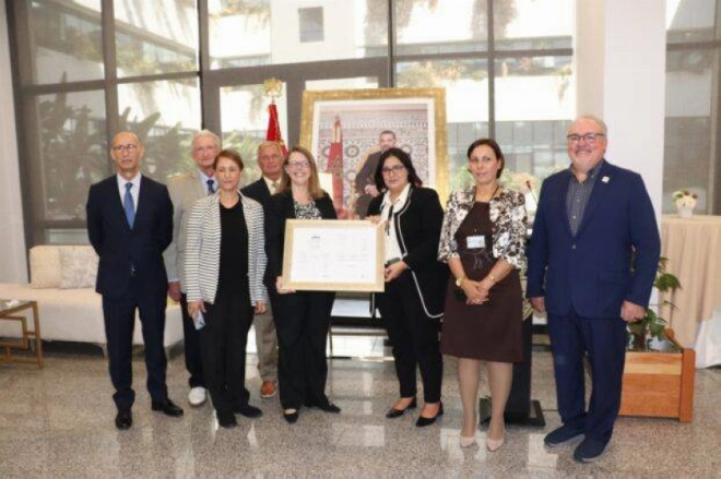 Une vue de la cérémonie organisée à l'occasion de le certificateur ANAB