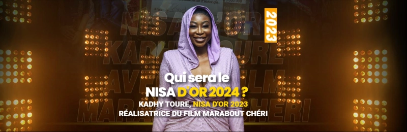 Avec son film « Marabout Chéri », Khady Touré a remporté le prix Nisa d'Or 2023 à la Nuit Ivoirienne du Septième Art et de l'Audiovisuel (Nisa)
