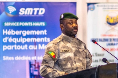 Le Président de la Transition lors du lancement de la digitalisation des moyens de paiement et des services publics de l’État