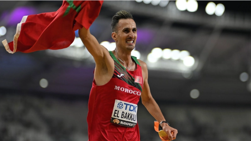 Le champion du monde Soufiane El Bakkali.