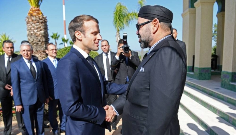 Ph. Archives - AFP - Le Roi Mohammed VI et le Président Emmanuel Macron