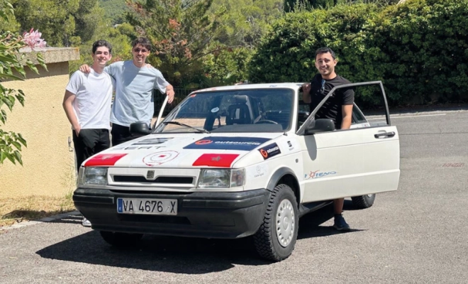 La Morocco Racing Team composée de Yassine Berrada Amor, Rayane Charif Chefchaouni et Ismail Lahlou.