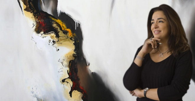 L'artiste plasticienne Nawal Sekkat.