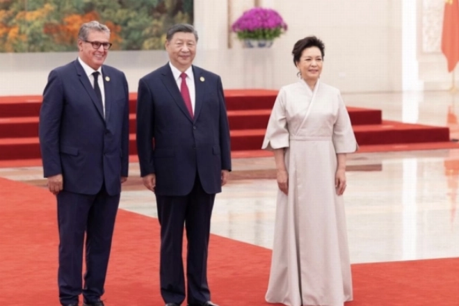 Aziz Akhannouch a été reçu par le président chinois