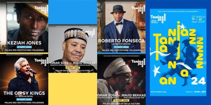 La 22ème édition de Tanjaz accueillera Keziah Jones, Roberto Fonseca, les Gipsy Kings ft. Nicolas Reyes, Omar Sosa et Majid Bekkas.