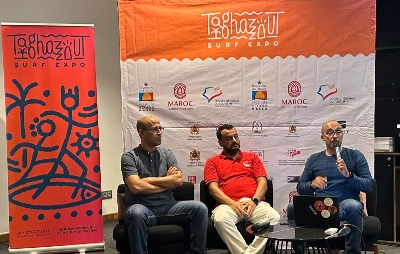 Saïd Bella et Rachid Moutchou lors de la conférence de presse tenue mardi 10 seprembre à Casablanca.
