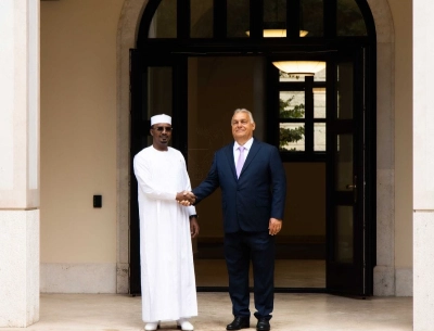Le Président de la République du Tchad, Mahamat Idriss Déby Itno et le Premier ministre Viktor Orbán