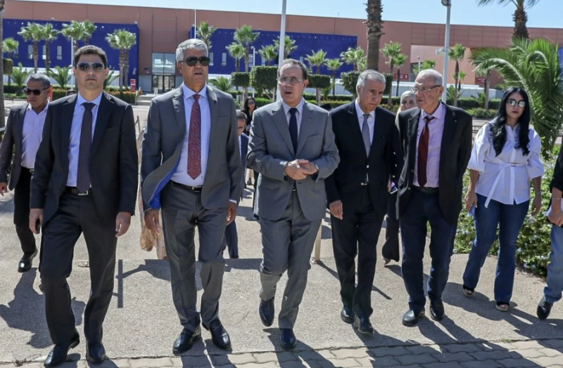 Le Ministre de l’Agriculture et de la Pêche Maritime Mohammed Sadiki visite le site du Salon du Cheval d’El Jadida 2024.
