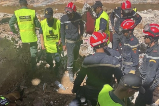 Intervention de terrain lors des dernières inondations