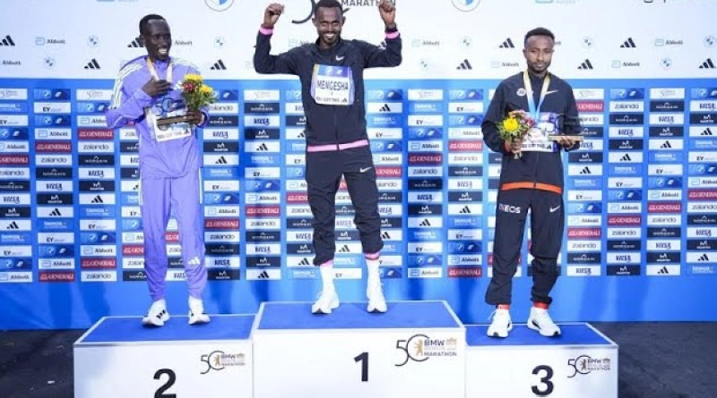 La 50ème édition du marathon de Berlin a été remportée dimanche par les Ethiopiens Milkesa Mengesha et Tigist Ketema.