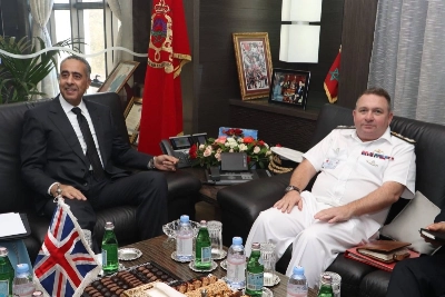 Abdellatif Hammouchi avec le Vice-Amiral Edward Ahlgren