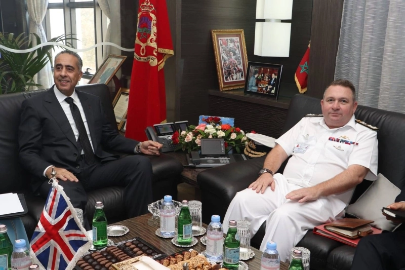 Abdellatif Hammouchi avec le Vice-Amiral Edward Ahlgren