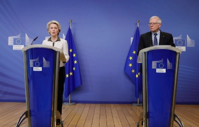 Von der Leyen et Josep Borrell