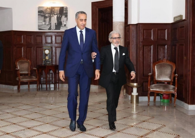Abdellatif Hammouchi DG de la sûreté national et Abdellatif Jouahri Wali de Bank Al Maghrib