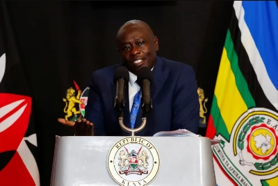 Le vice-président kényan Rigathi Gachagua