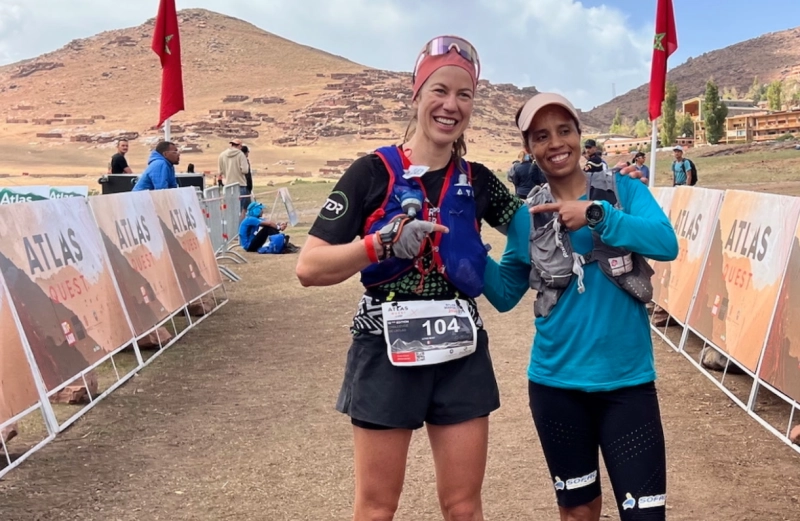 Aziza Raji et Astrid Renet.