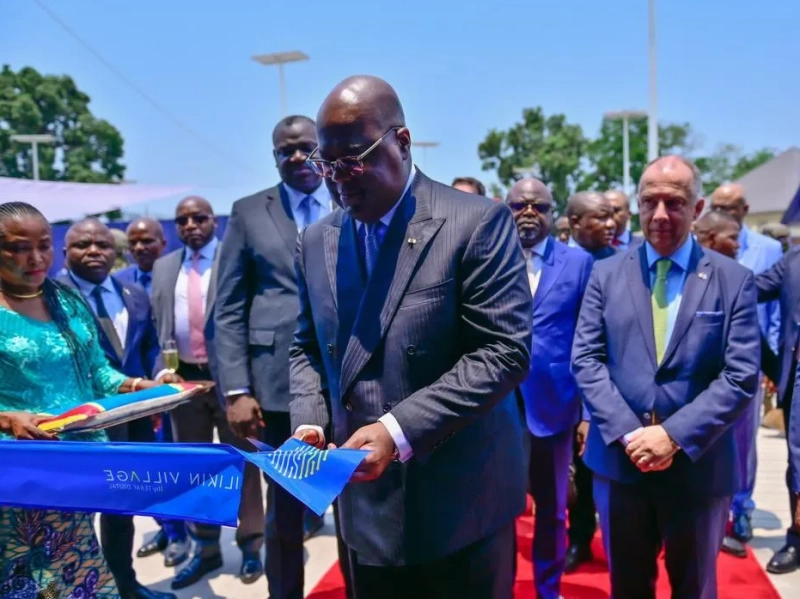 Le Président Félix Tshisekedi a officiellement inauguré Silikin Village, un hub d’entrepreneuriat et d’innovation.