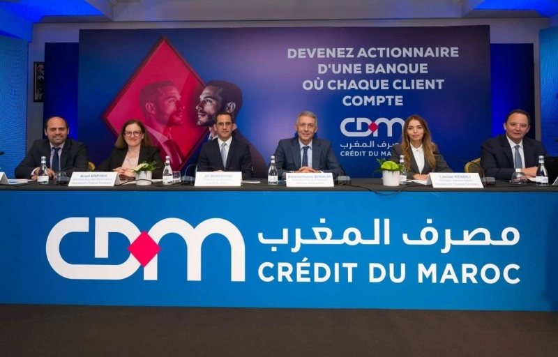 Lancement d’une offre de vente au public de 11,3% du capital de Crédit du Maroc du 28 octobre au 1er novembre 2024.