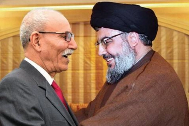 Le Polisario dans les bras du Hezbollah qui est dans les bras de l'Iran. Pour ceux qui défendent l'Iran et la "résistance".