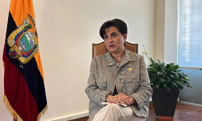 Gabriela Sommerfeld, ministre des affaires étrangères de l'Equateur