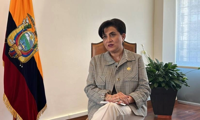Gabriela Sommerfeld, ministre des affaires étrangères de l'Equateur