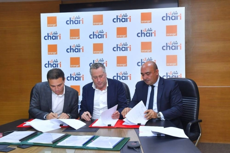 (De GàD) Ismael Belkhayat, CEO et co-fondateur de Chari.ma, Hendrik Kasteel, CEO Orange Maroc et Moncef Belkhayat, CEO Dislog Group.